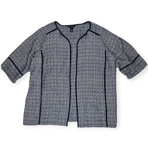 Investments Blue Knit Pullover Cardigan Women's‎ Size 1X